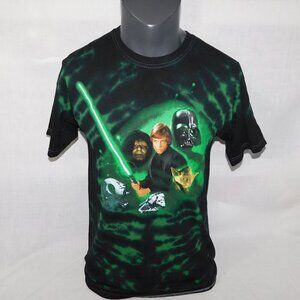 Our Universe Black Green Star Wars Return of the Jedi Graphic T Shirt Mens M